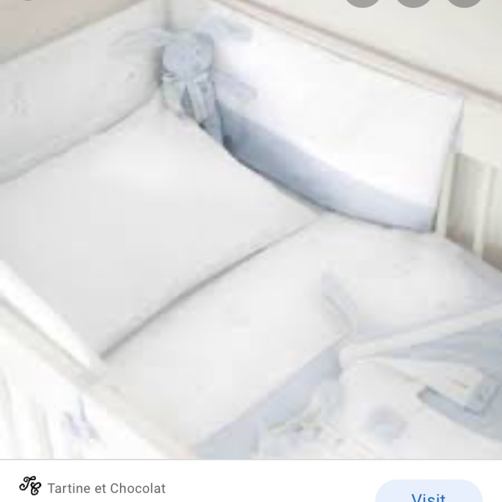 Tartine et chocolat adjustable bed bumper